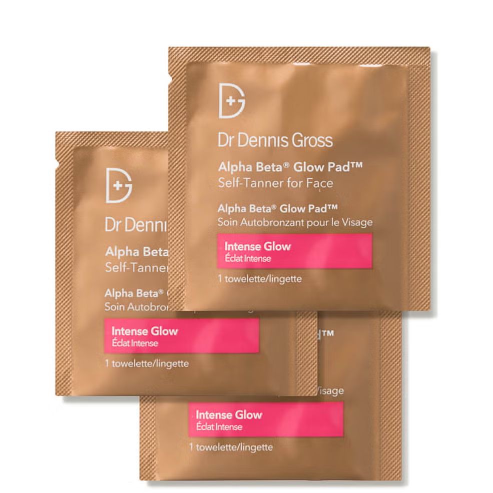 Dr Dennis Gross Alpha Beta Glow Pad Self-Tanning wipes