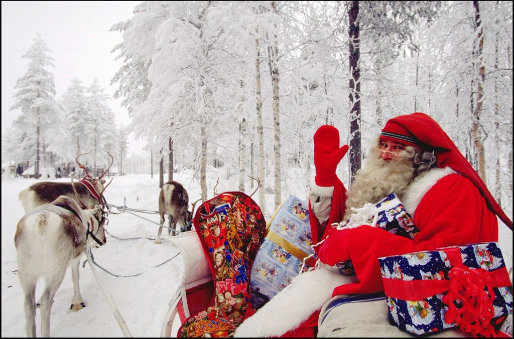 Santa Claus in lapland