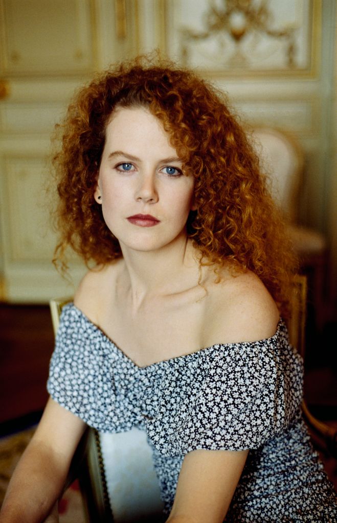 Nicole Kidman's natural hair is curly