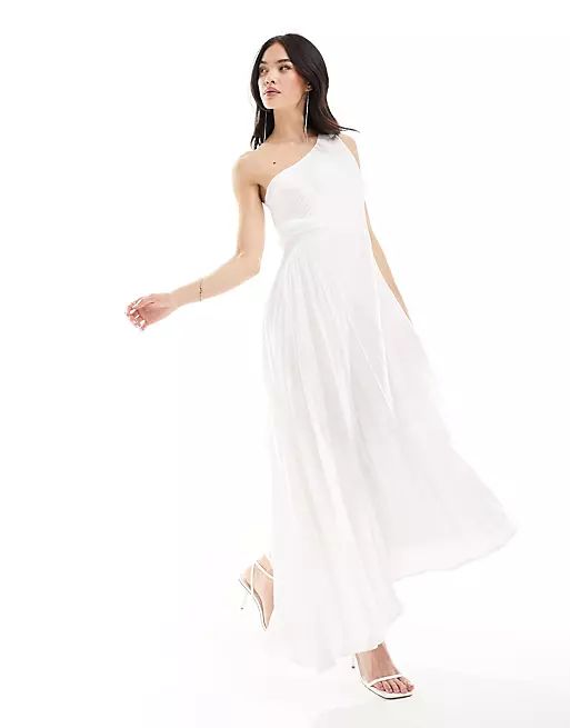asos white wedding dress