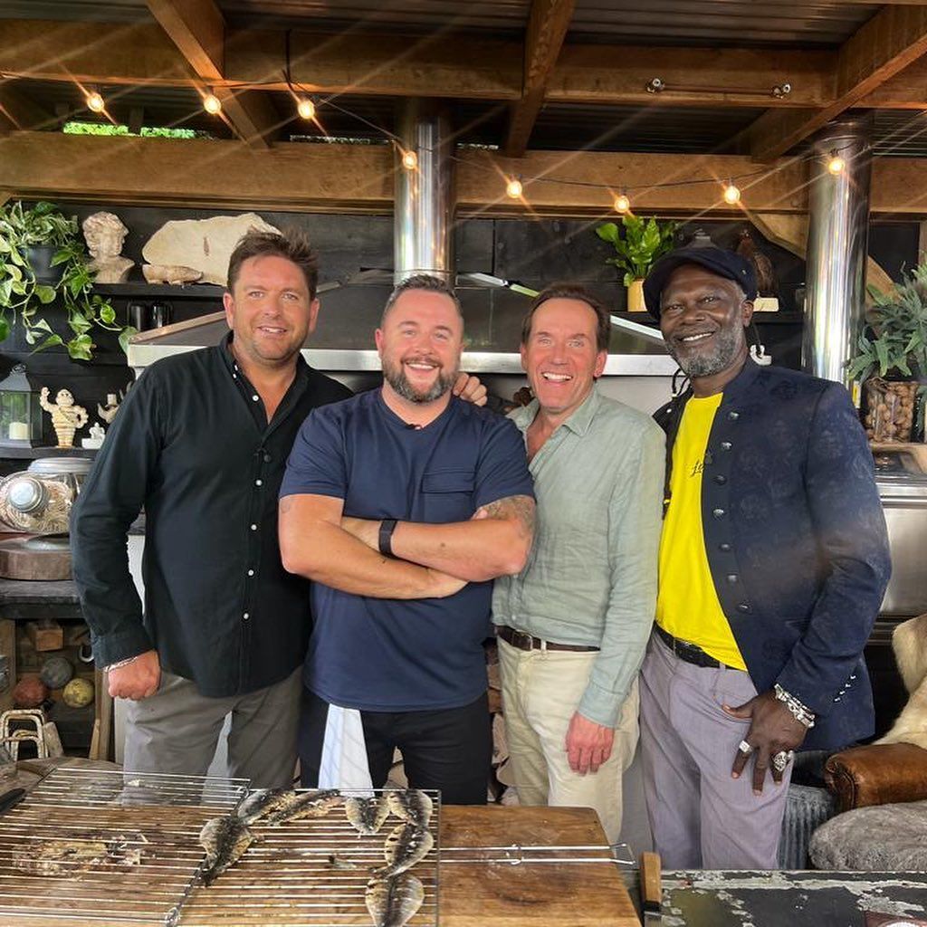 James Martin cooks for special guests on his TV show