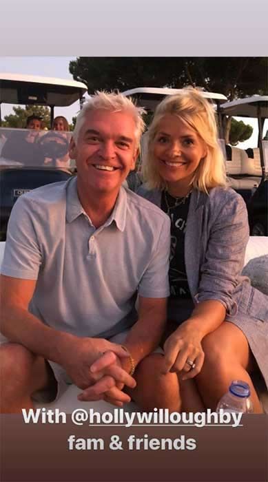 Phillip Schofield Holly Willoughby holiday