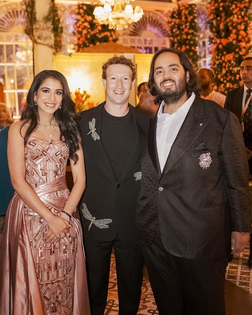 Mark Zuckerberg was one of the guests in attendance