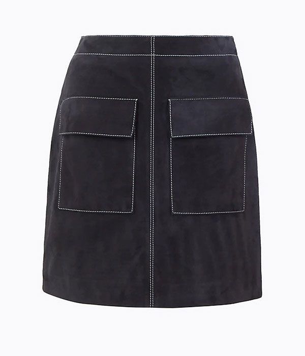 M&S suede skirt