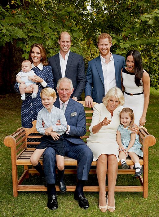 prince charles birthday portrait with grandchildren