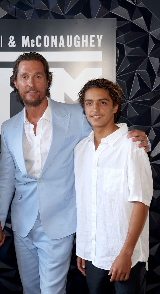 Matthew McConaughey and his son, Levi