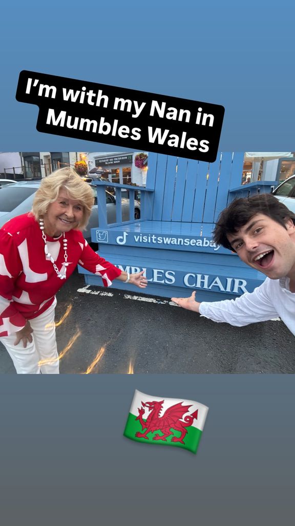 Dylan Douglas was forced to prove where he was during his vacation in Wales with his family 