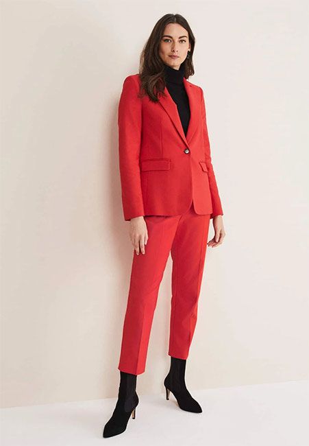 ulrica red suit from Phase Eight