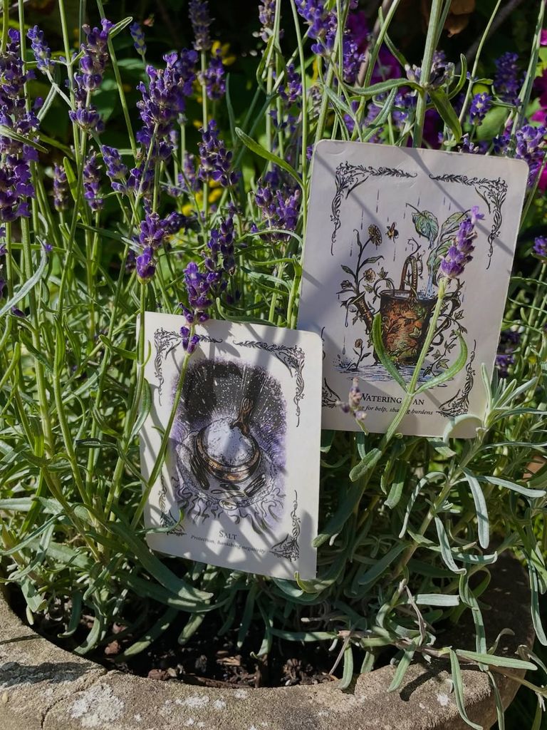 Nicole Kidman shares photos of tarot cards from the filming of "Practical Magic 2" on Instagram