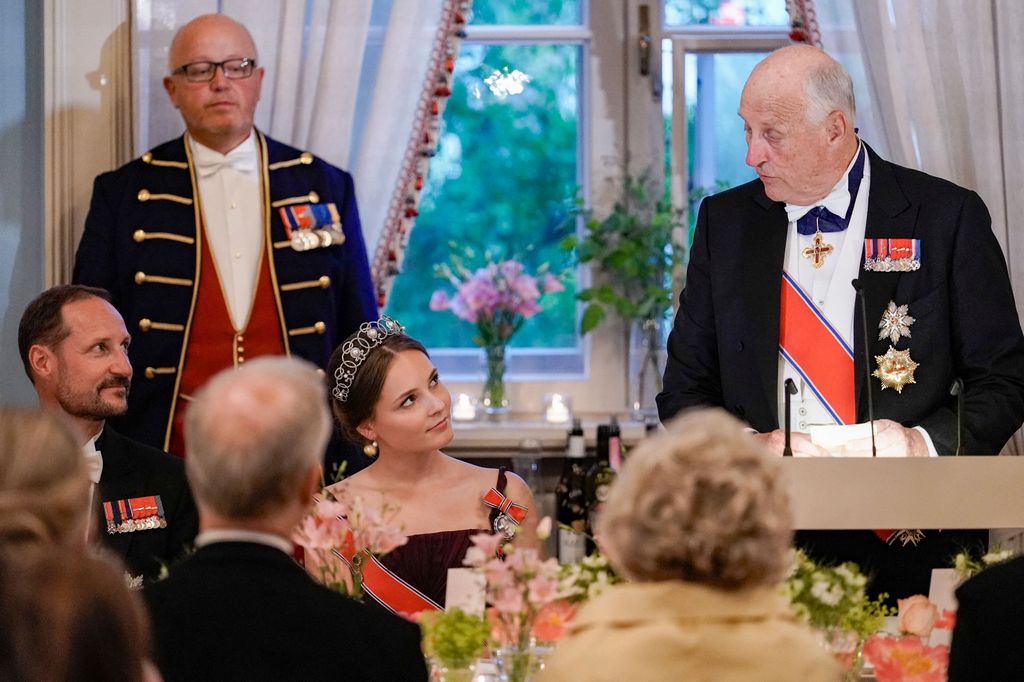 King Harald delivers speech on granddaughter Princess Ingrid Alexandra's 18th birthday