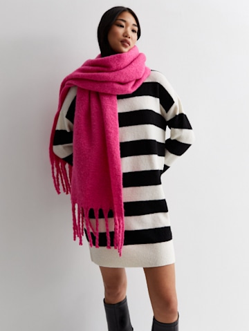 new look pink scarf 