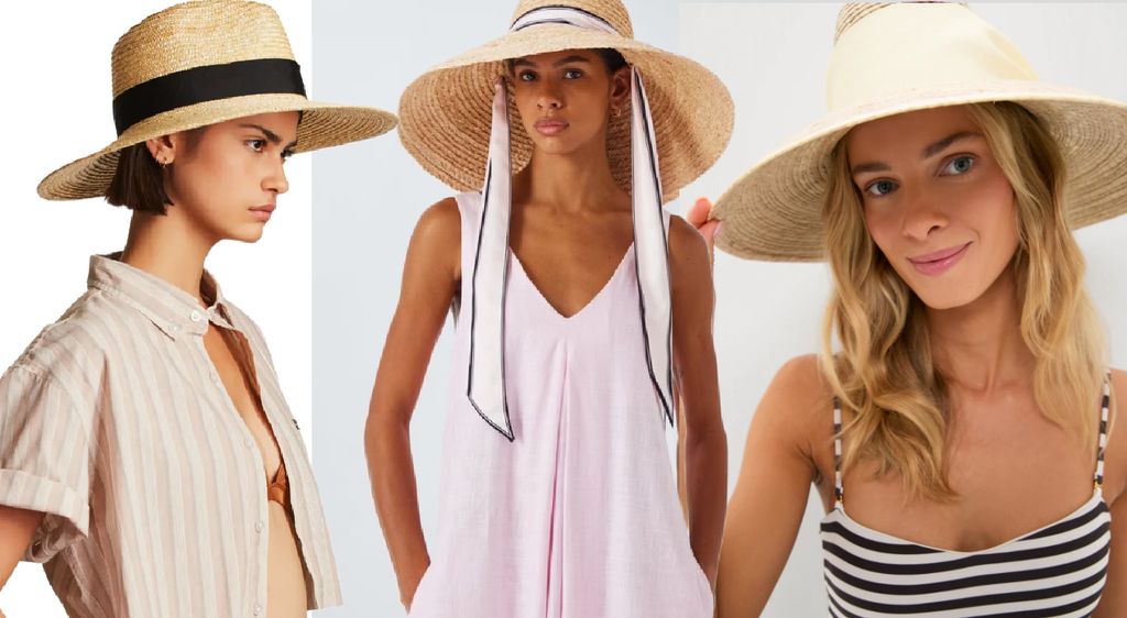 Meghan Markle inspired straw summer hats