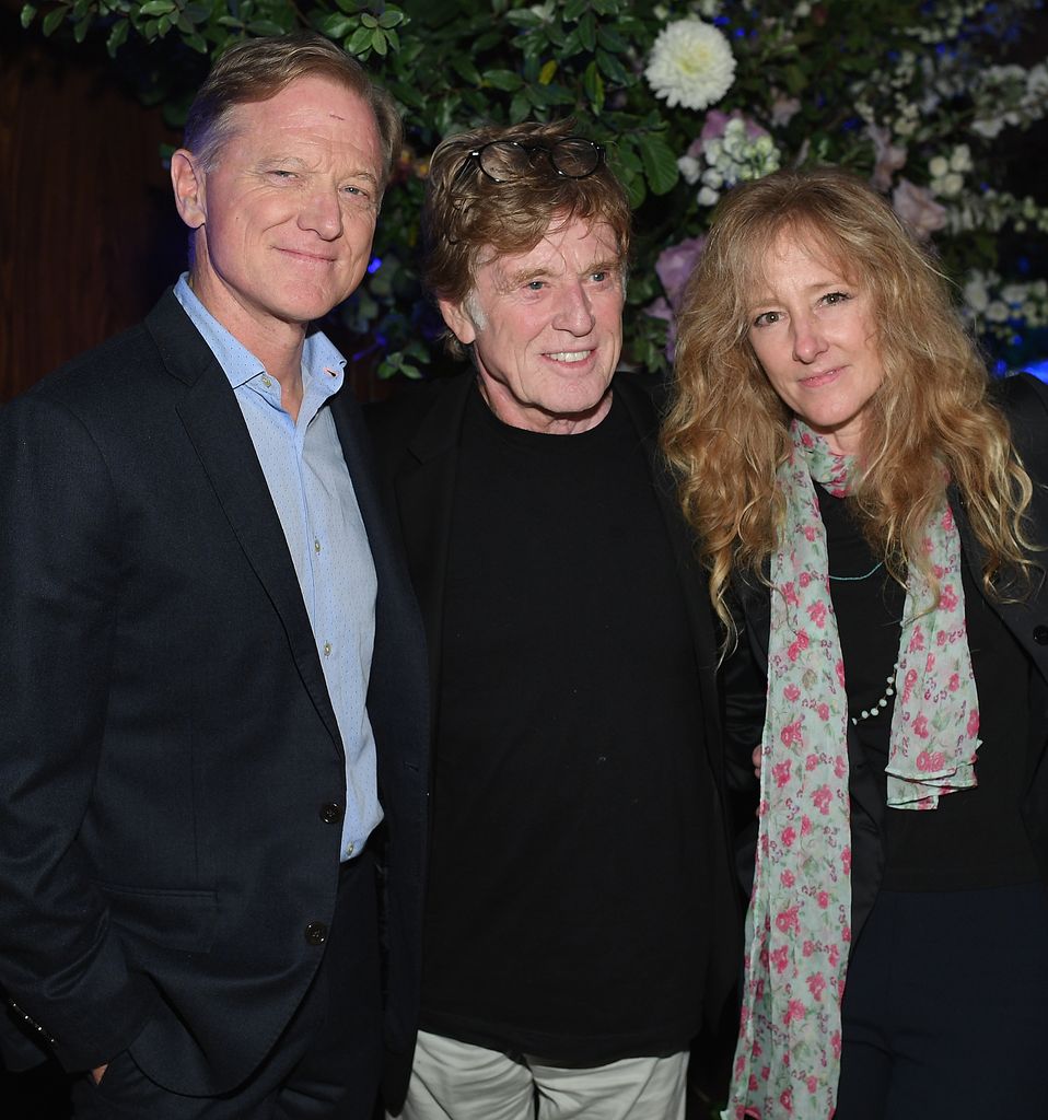 photo of james redford robert redford and shauna redford