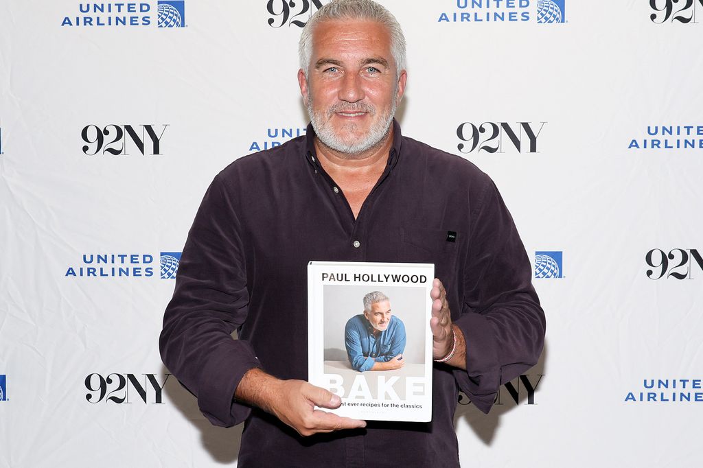 Paul Hollywood holding book 