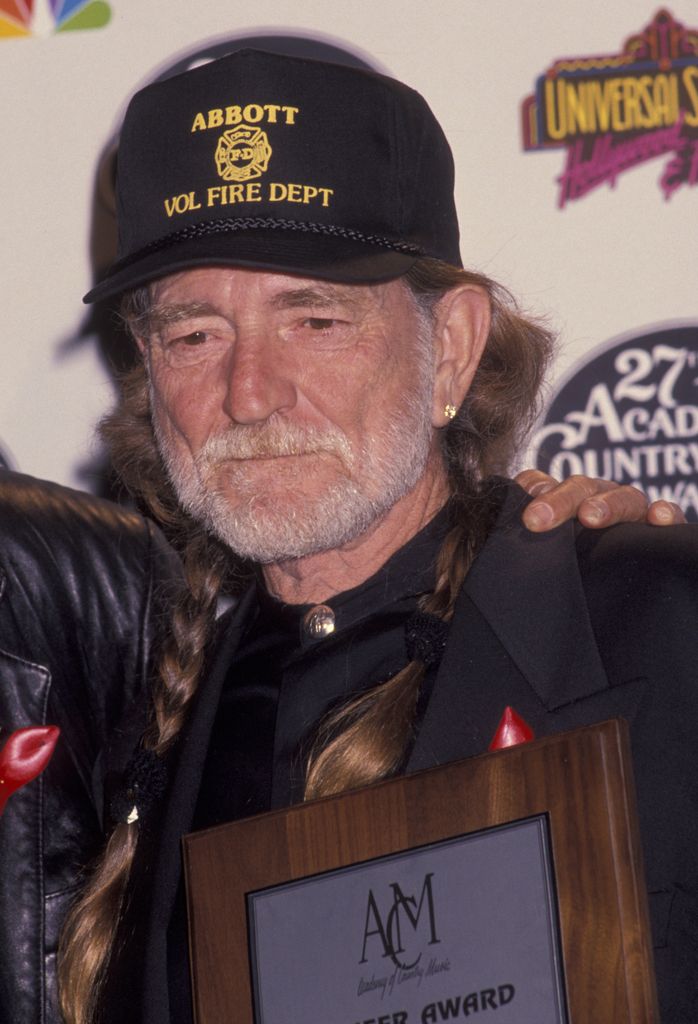 Musician Willie Nelson attends 27th Annual Academy of Country Music Awards on April 29, 1992 at the Shrine Auditorium in Los Angeles, California. (Photo by Ron Galella, Ltd./Ron Galella Collection via Getty Images)