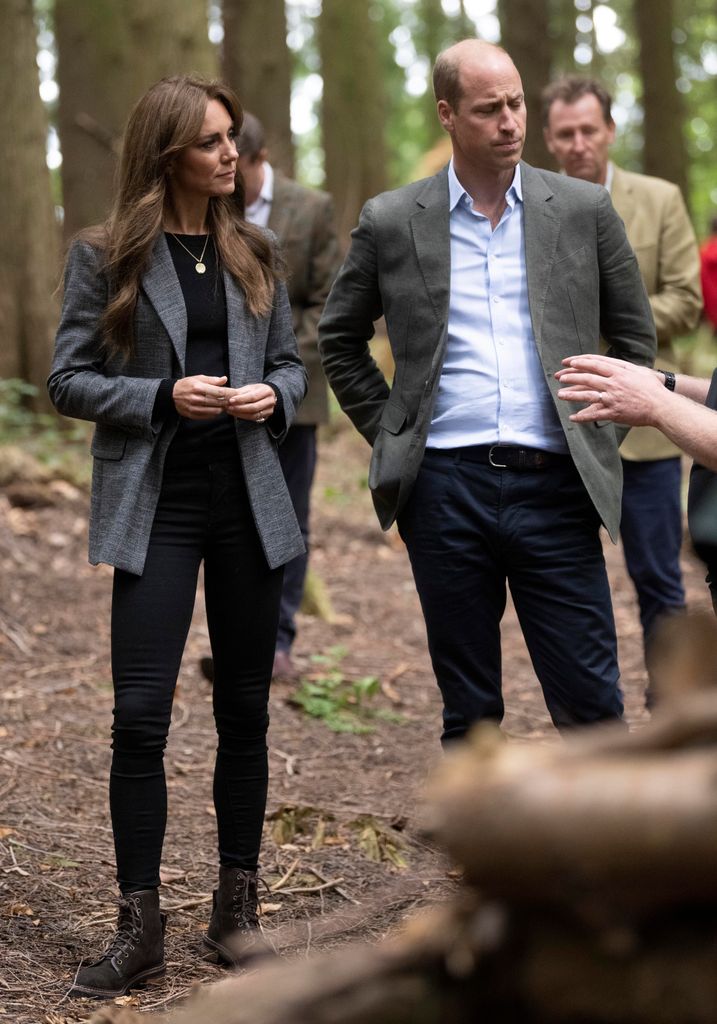 Princess of Wales wore hiking boots to visit Madley Primary School's Forest School in Hereford, which prioritises outdoor learning on 