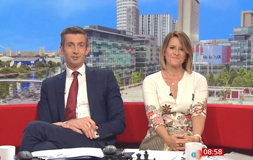 Ben Thompson and Sarah Campbell on BBC Breakfast 