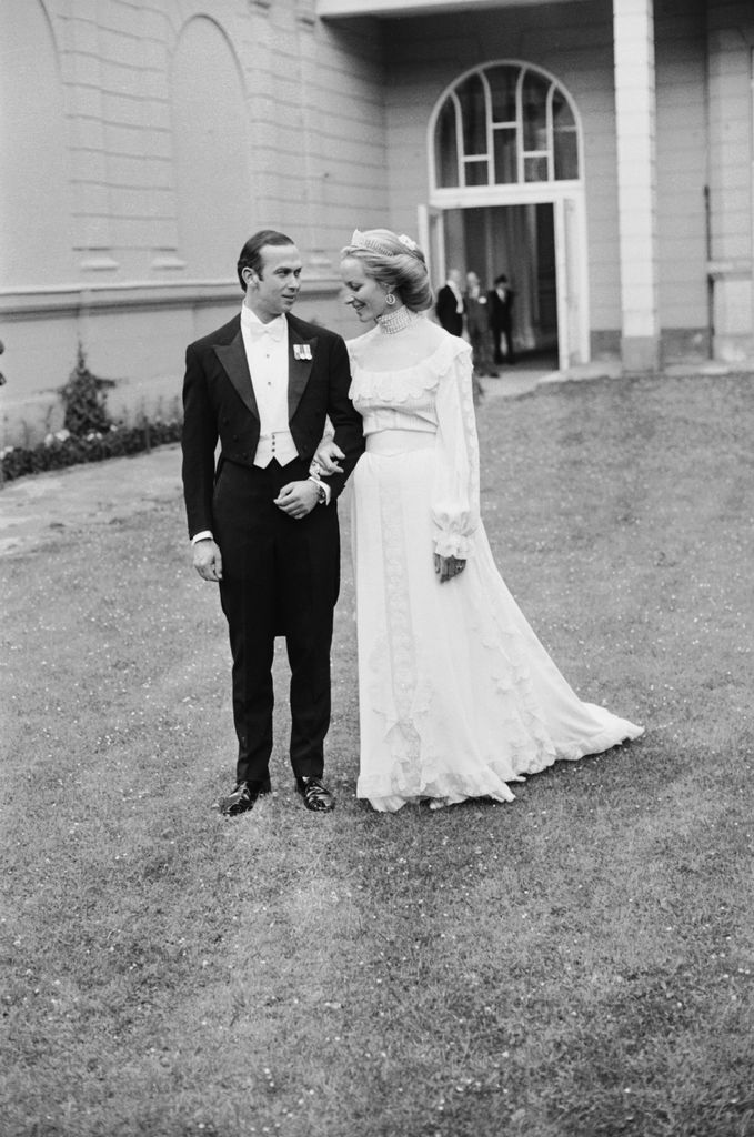 The royal wedding of Prince Michael of Kent and Baroness Christine von Reibnitz 