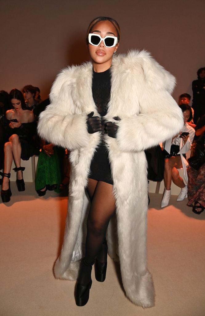 Kim Kardashian attends the Louis Vuitton Menswear SS 2024 show during Paris  Fashion Week in Paris
