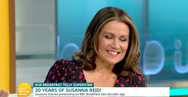 Susanna Reid celebrating 20 years in breakfast TV on GMB