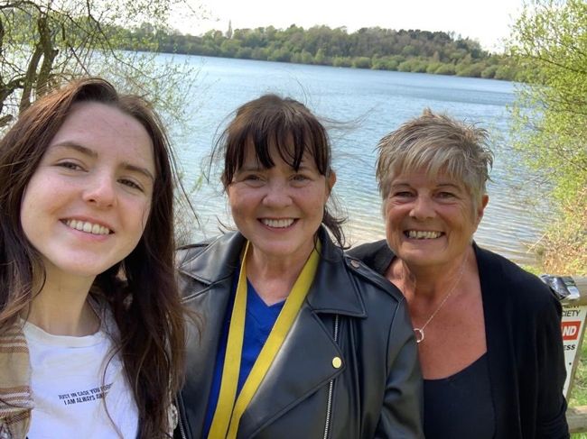 coleen nolan with daughter and best friend