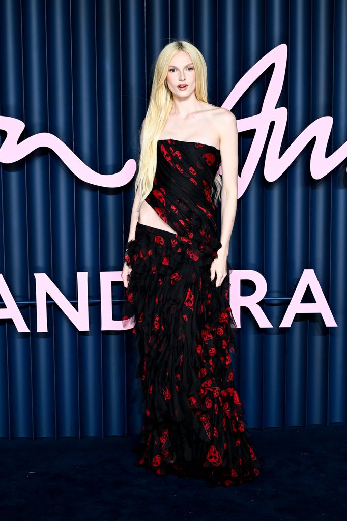 Alex Consani attends The Fashion Awards 2025 presented by Pandora at the Royal Albert Hall on December 01, 2025 in London, England