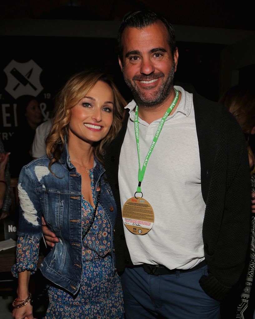 MIAMI BEACH, FL - FEBRUARY 26:  Chef Giada De Laurentiis and Shane Farley attend Amstel Light Burger Bash Presented By Schweid & Sons Hosted By Rachael Ray during 2016 Food Network & Cooking Channel South Beach Wine & Food Festival Presented By FOOD & WINE at Beachside at The Ritz Carlton on February 26, 2016 in Miami Beach, Florida.  (Photo by Alexander Tamargo/Getty Images for SOBEWFFÂ®)