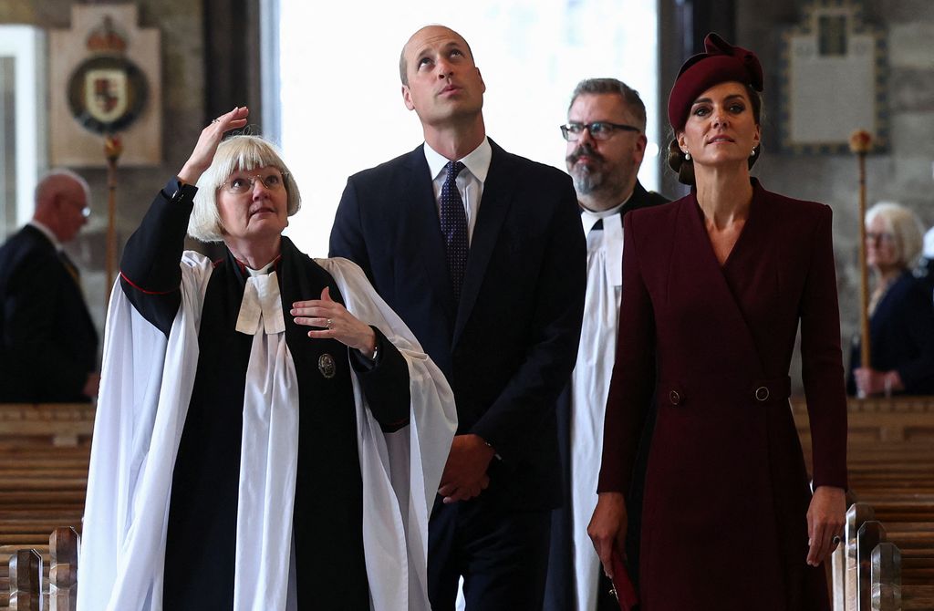 Prince William and Kate at St David's Cathderal