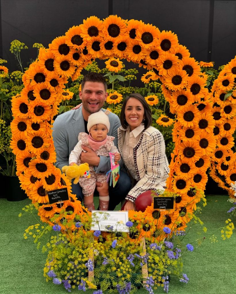 Janette and Aljaz with their baby Lyra