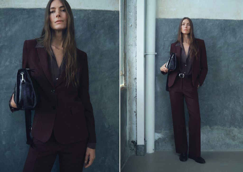 Mango's suit is giving similar vibes