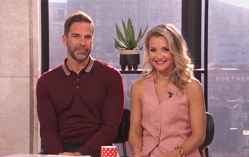 Gethin Jones and Helen Skelton on Morning Live