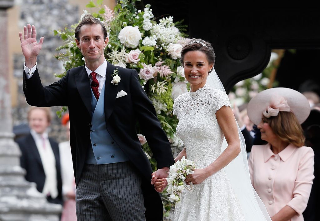 Pippa Middleton and James Matthews on their wedding day in 2017