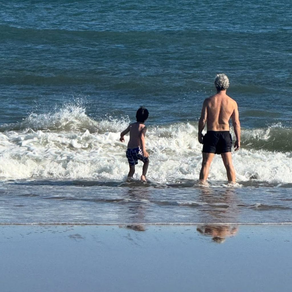 Andy Cohen and his son Ben