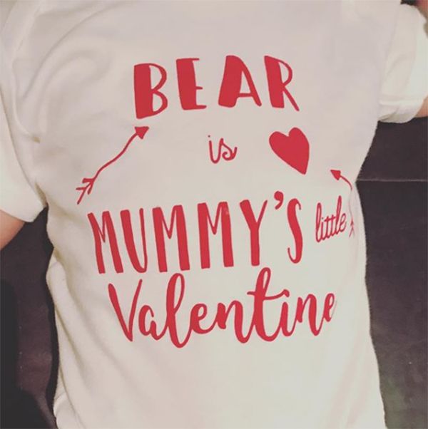 liam payne bear valentines day babygro cheryl