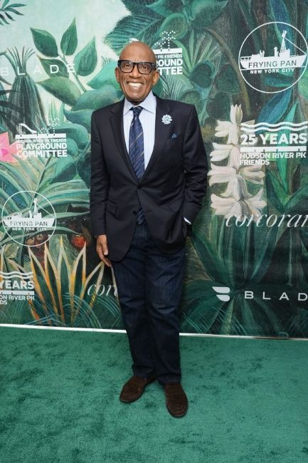 al roker at the hudson river park friends luncheon
