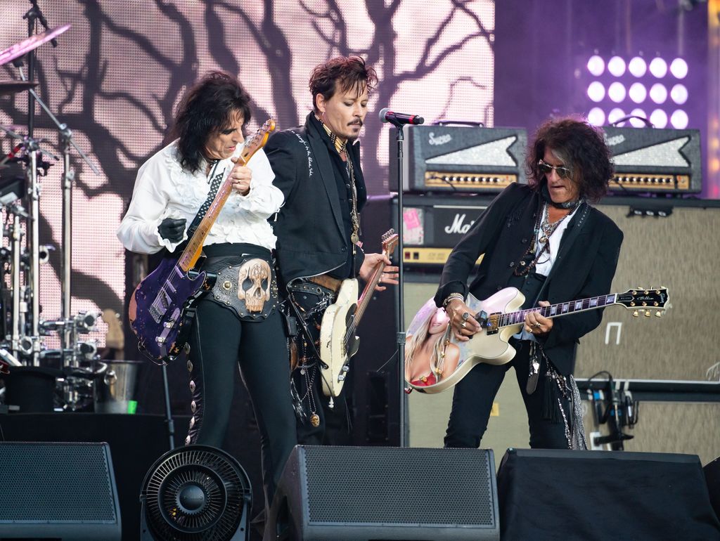 hollywood vampires on stage