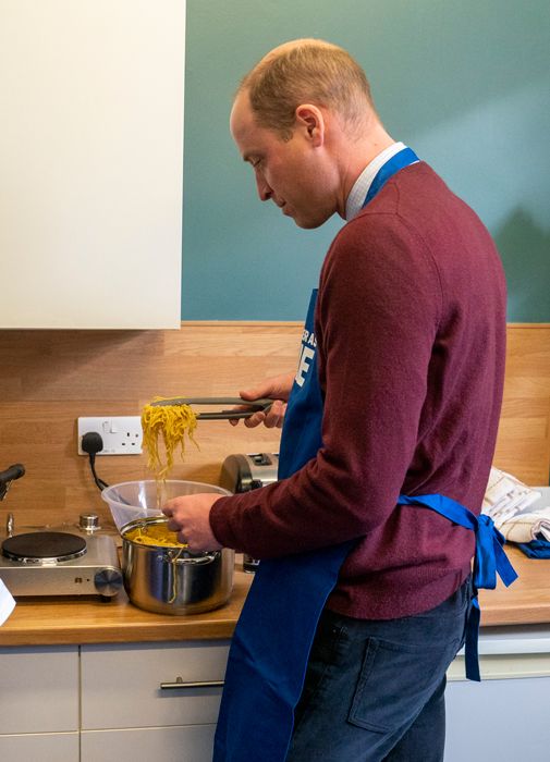 prince william makes noodles