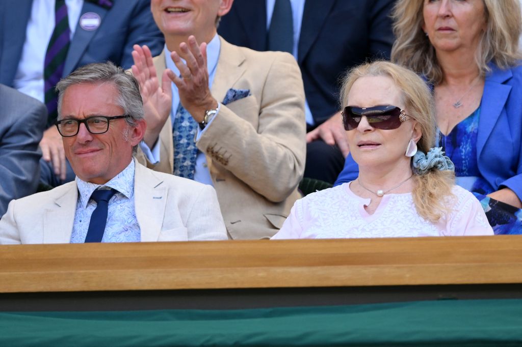 Princess Michael of Kent attend day twelve of the Wimbledon Tennis Championships