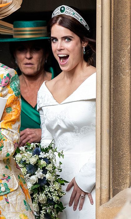 princess eugenie shocked royal wedding