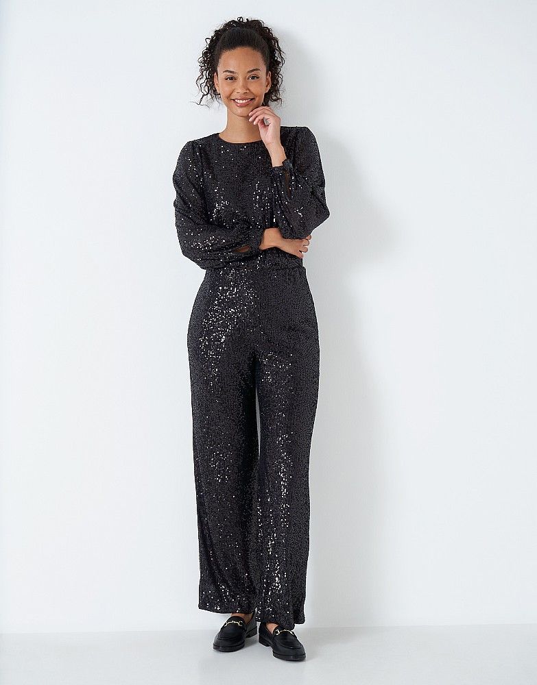 Crew Clothing Sequin Trousers