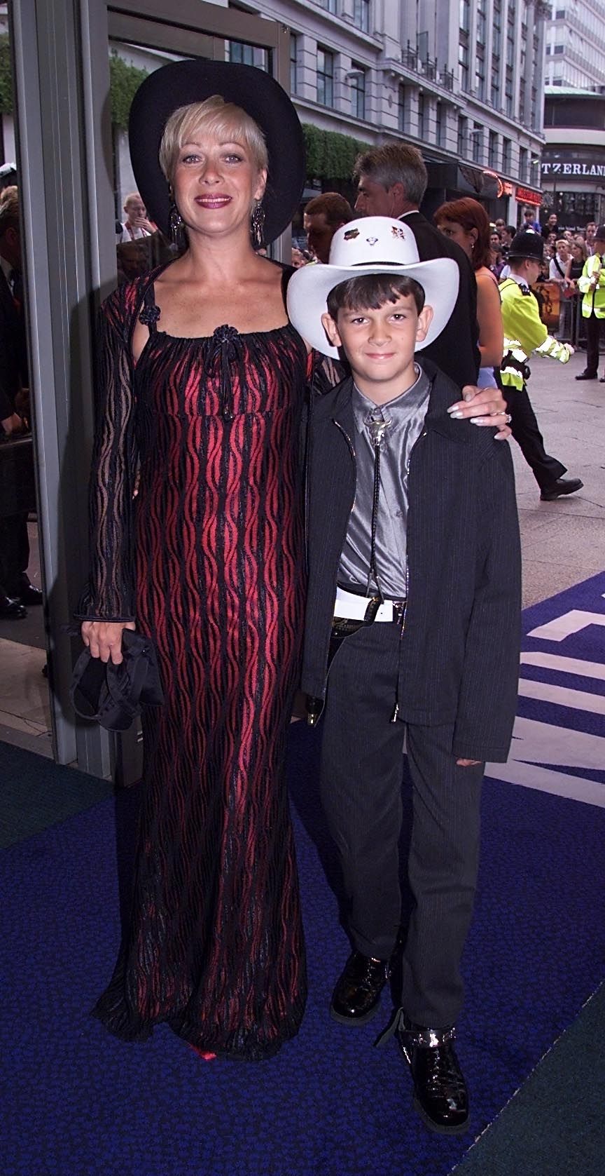 Denise Welch and Matty Healy in 1999