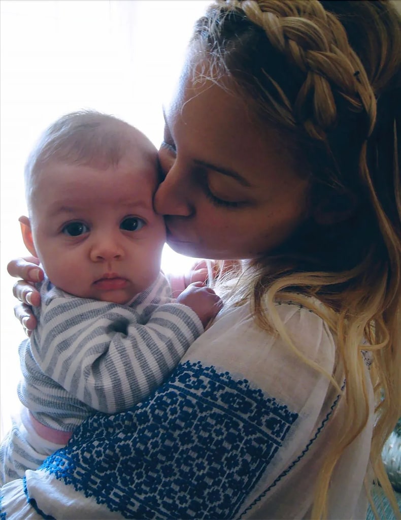Photo shared by Nicole Richie in 2021 of her daughter Harlow, born in 2008, when she was three months old