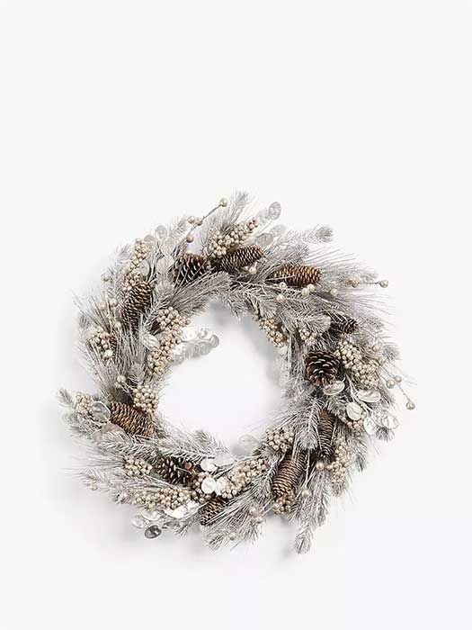 Christmas wreath John Lewis