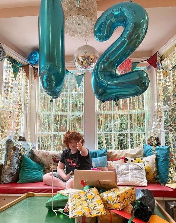 Sophie Ellis-Bextor's son Kit on his birthday