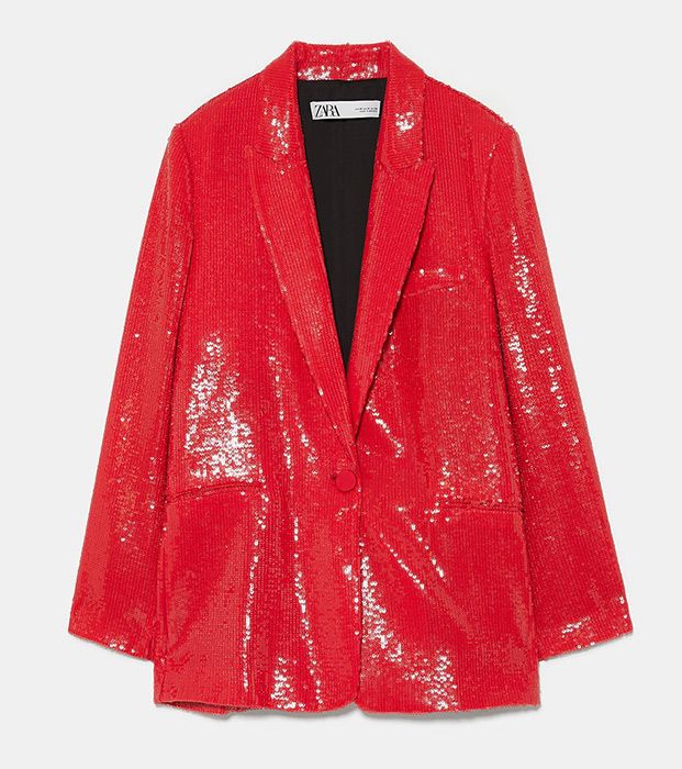 Loose Women's Jane Moore is so Christmassy in Zara's red sequinned ...