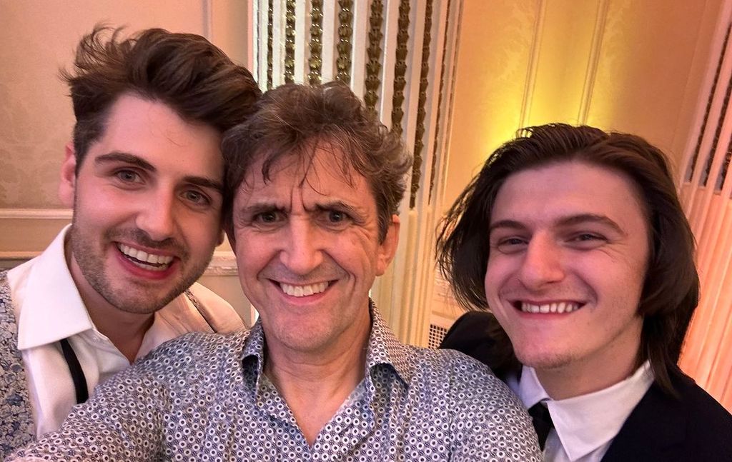 Dominic McGann with Stephen McGann and Max Macmillan