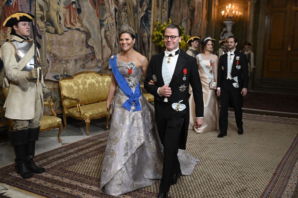Crown Princess Victoria, Prince Daniel, Princess Sofia and Prince Carl Philip on France state visit