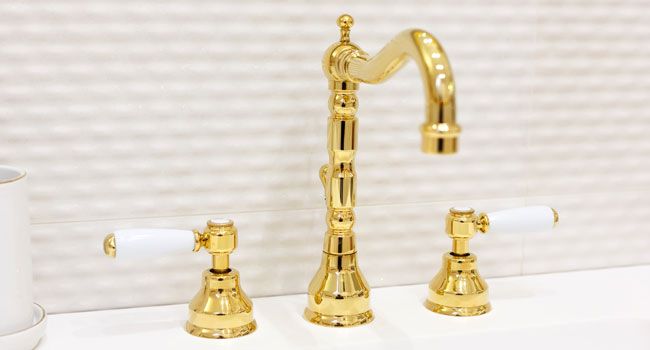 shinier gold tap
