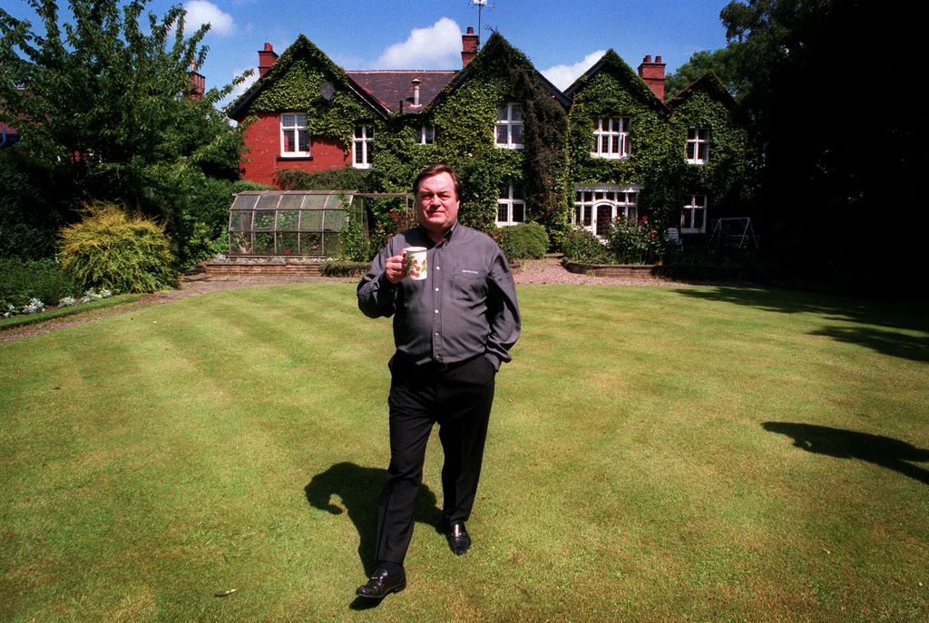 John pictured in his former garden 