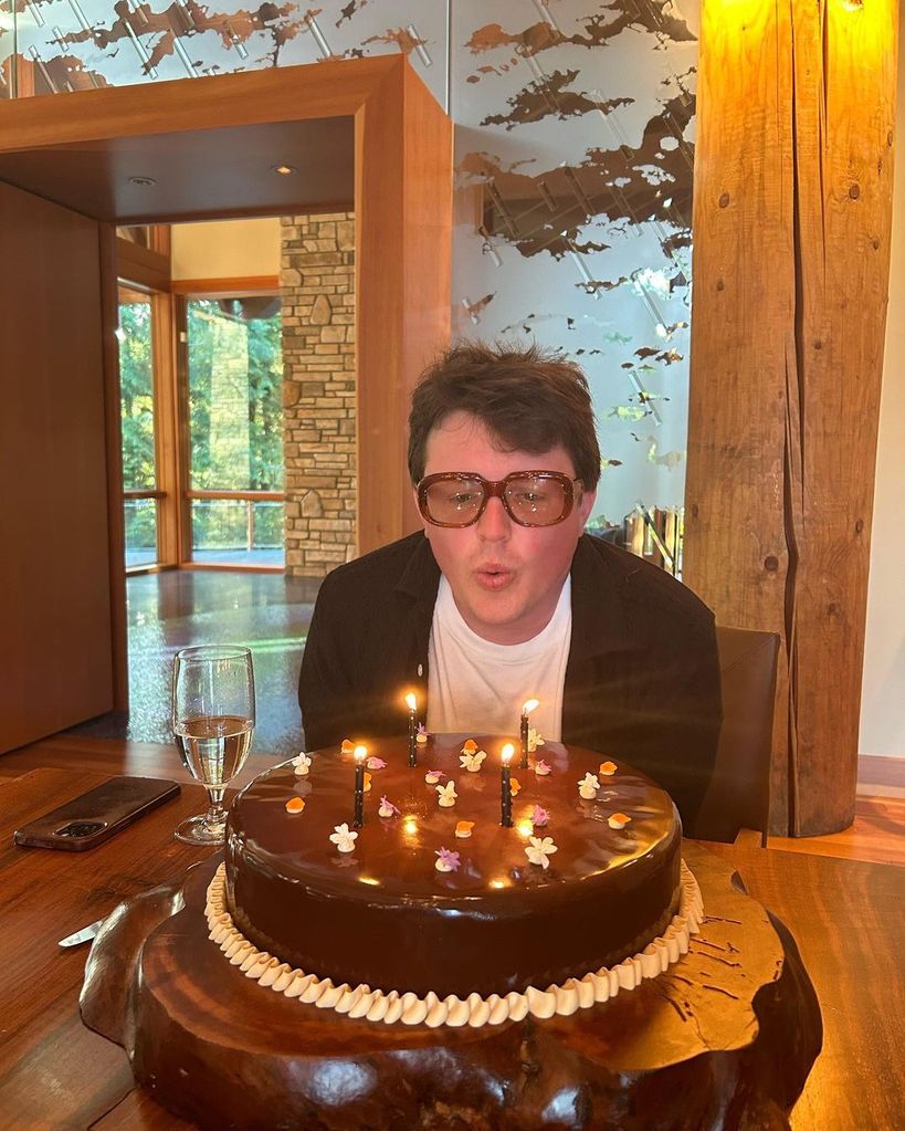Michael J Fox's son celebrating his birthday with the family